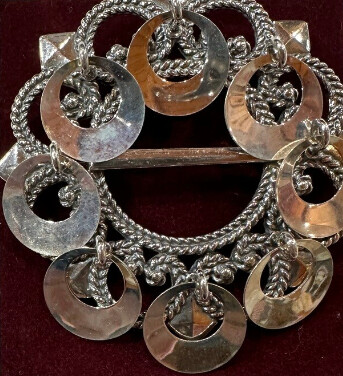 Solje Brooch Oxidized