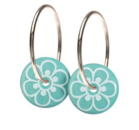 Scherning Flora Hoop Marine/White