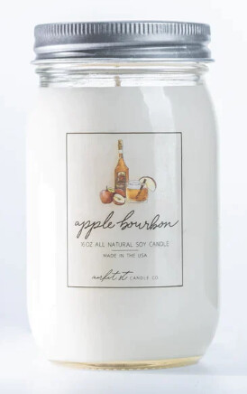 Market Street Candle Apple Bourbon