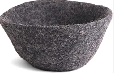 Felt Bowl Natural Grey