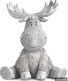 Roman 9.5&quot; Moose Statue