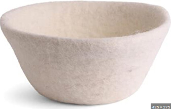 Felt Bowls White