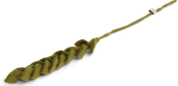 Felt Corn Flower Branch Green