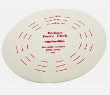 Bethany Housewares 9 In. Dia. Pastry Board &amp; Cotton Cloth