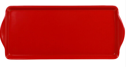 Gift Chalet Serving Tray for Scandinavian Swedish Almond Cake #2386 Red 14 3/4 &quot; x 6 1/2&quot;