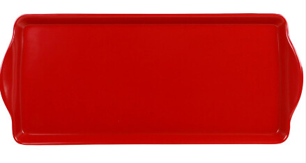 Gift Chalet Serving Tray for Scandinavian Swedish Almond Cake #2386 Red 14 3/4 &quot; x 6 1/2&quot;
