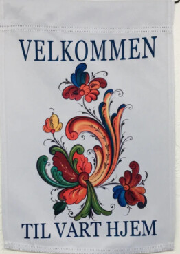 Garden Flag Velkommen