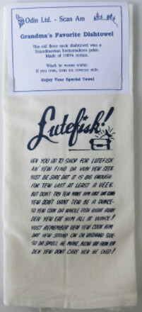 Odin Ltd Lutefisk! Grandma&#39;s Dishtowel