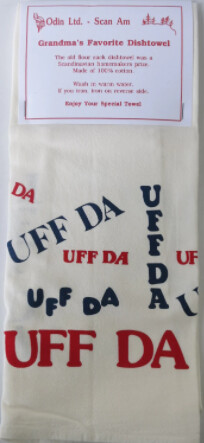 Odin Uff Da Grandma&#39;s Dishtowel