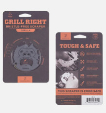 Grill Right Bristle Free Scraper Grrilla