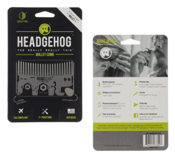 Hedgehog Wallet Comb