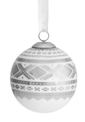 Porsgrund-Porcelain Ornament/Marius Silver
