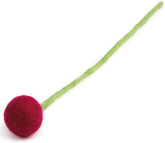 Felt Flower Large Circle Cerise Color