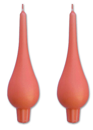 Drop Candle-Coral