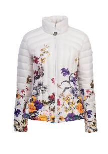Rock Expedition Floral Down Jacket White 3XL