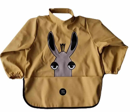 Baby Livia Long Sleeve Bib Elvis The Moose