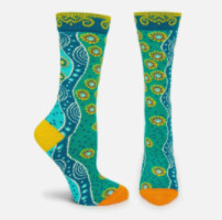 Ozone Sock Ladies Dance Turquoise