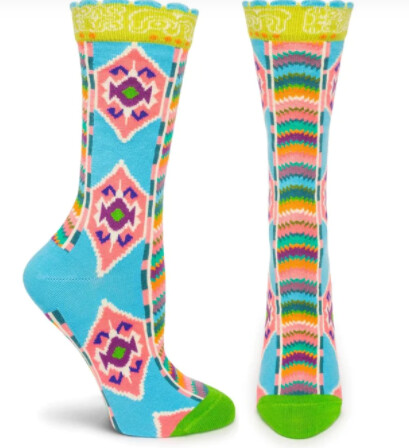 Ozone Sock Ladies Eyes Blue