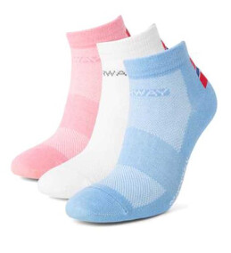 Scandinavian Explorer Athletic White Blue Pink Norway Socks