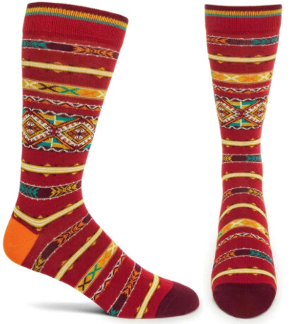 Ozone Sock Mens Berbere Red