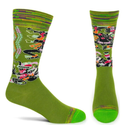 Ozone Sock Mens Codex Green