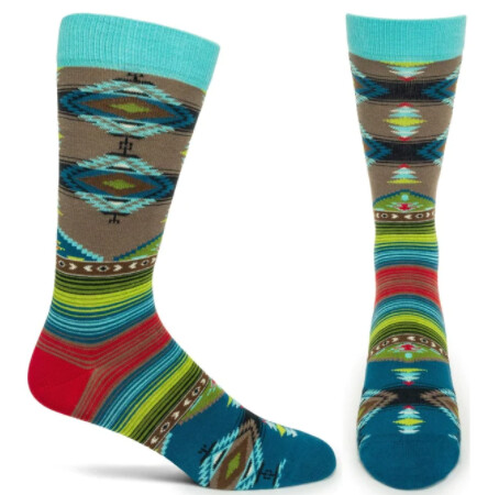 Ozone Sock Mens Tontos Turquoise