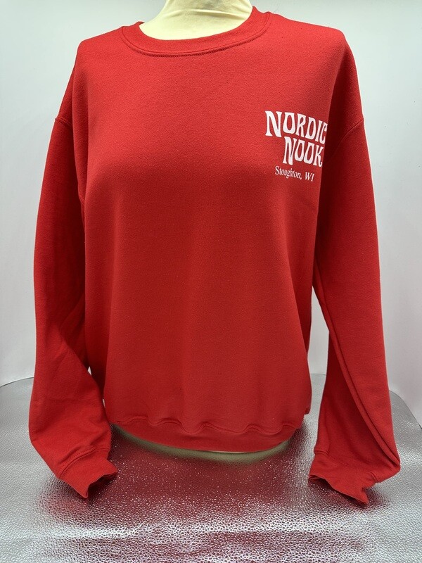 Crewneck Red Chilling Gnomies L