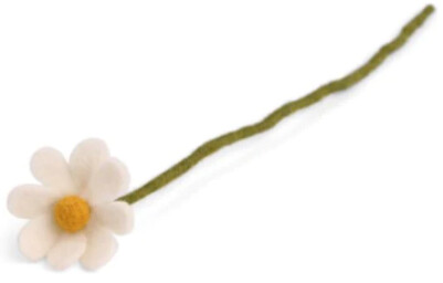 Felt Flower White