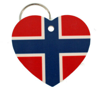 Keychain-Norway Birch Flag