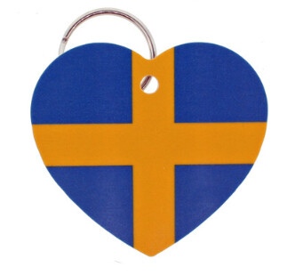 Keychain-Sweden Birch Flag