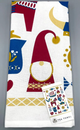 Cindy Lindgren Nordic Love Tea Towel