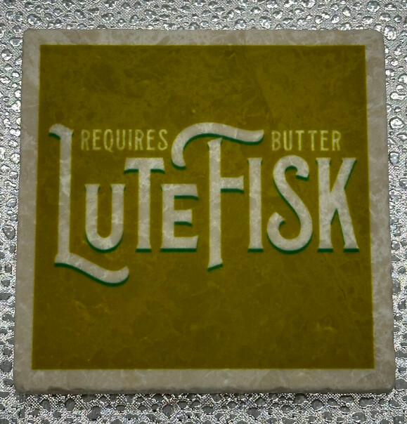 Coaster Tile-Lutefisk/Butter