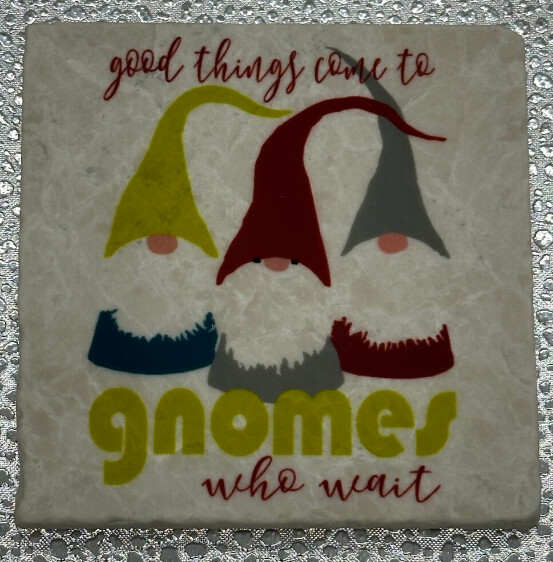 Coaster Tile-Good Things/gnomes