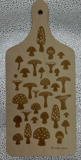 Cutting Board Engraved Mushroom