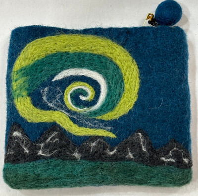 Purse-Felted/Northern Lights
