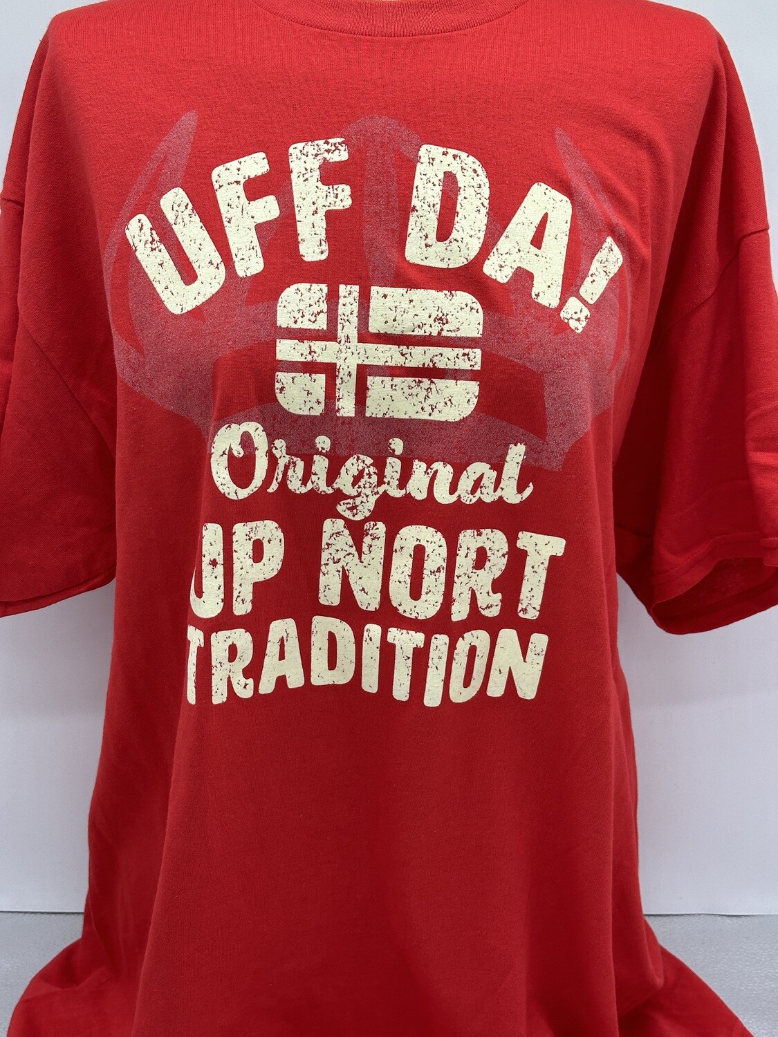 Tee Shirt Uffda Up Nort Red XXL