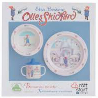 Elsa Beskow-Dish Set-Ollie&#39;s Ski Trip