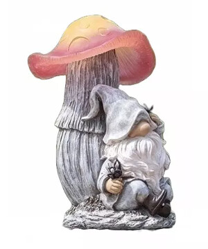 Roman Solar Gnome Mushroom 10.75&quot;