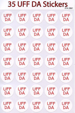 Stickers Uff Da Round