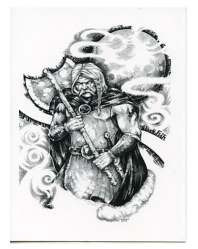 Notecards-Viking W/Ax