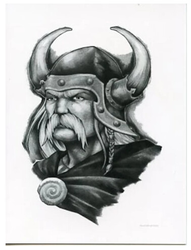 Notecards-Viking W/cape