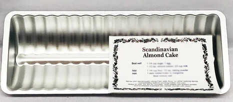 Gift Chalet Almond Cake Pan W/recipe
