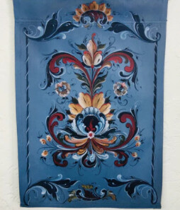 Garden Flag Lorentzen Blue Rosemal