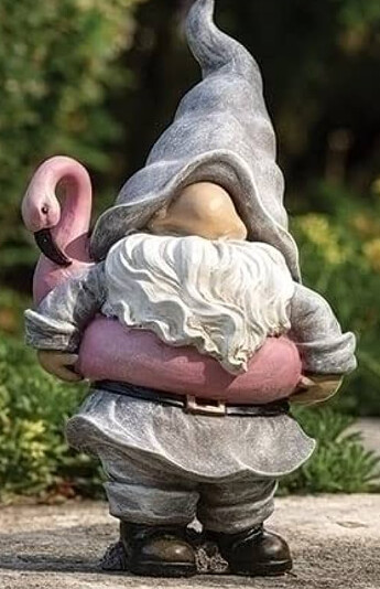 Roman 12&quot; Summer Gnome With Flammingo
