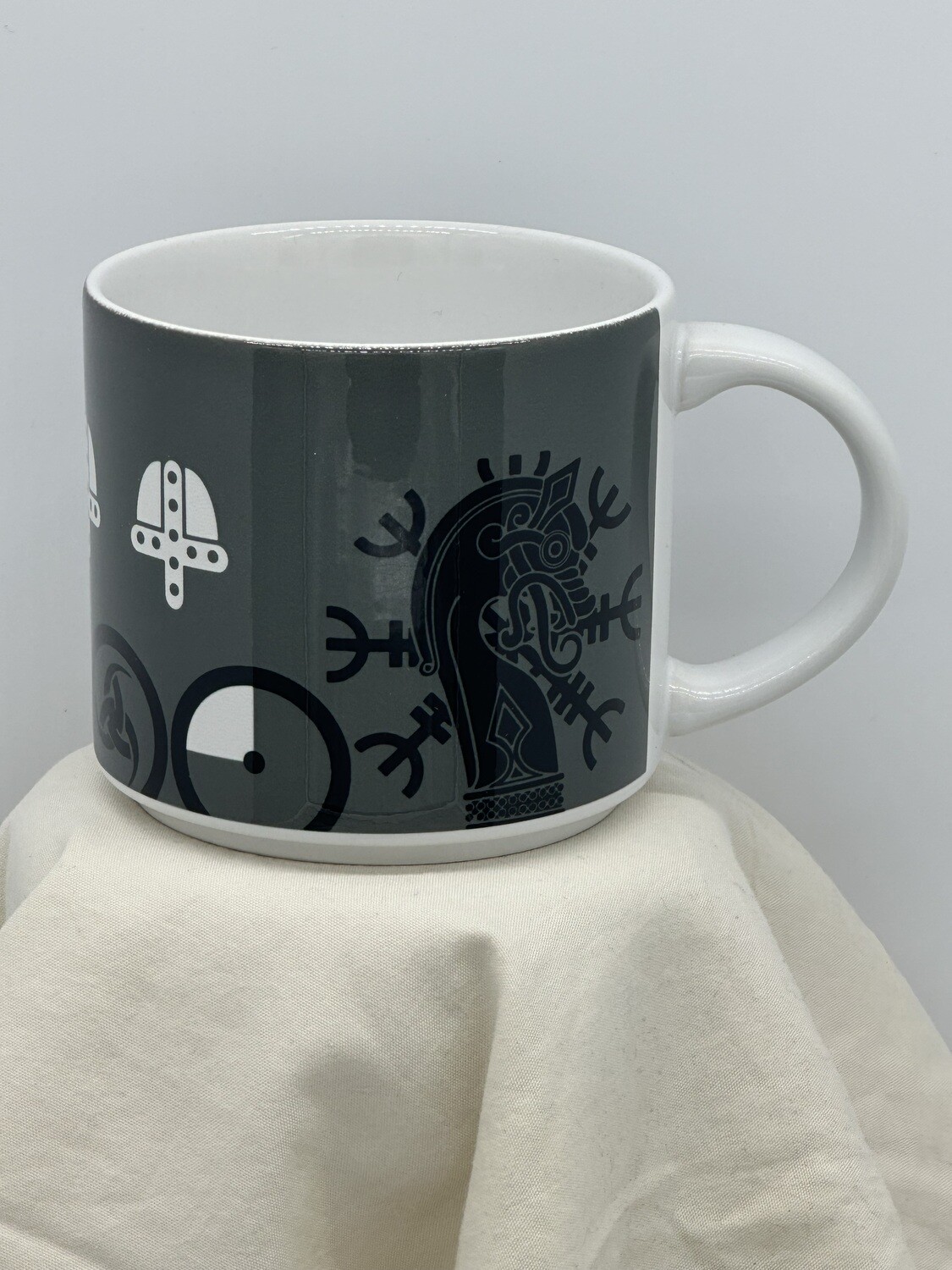 Coffee Cup Longship Compass