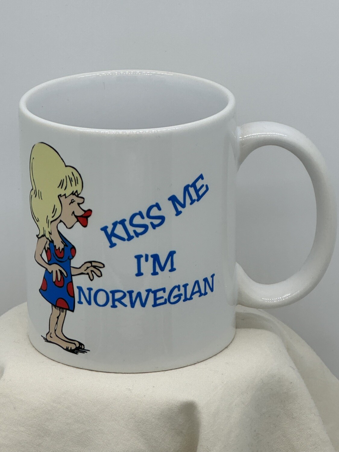 Coffee Mug Kiss Me I&#39;m Norwegian