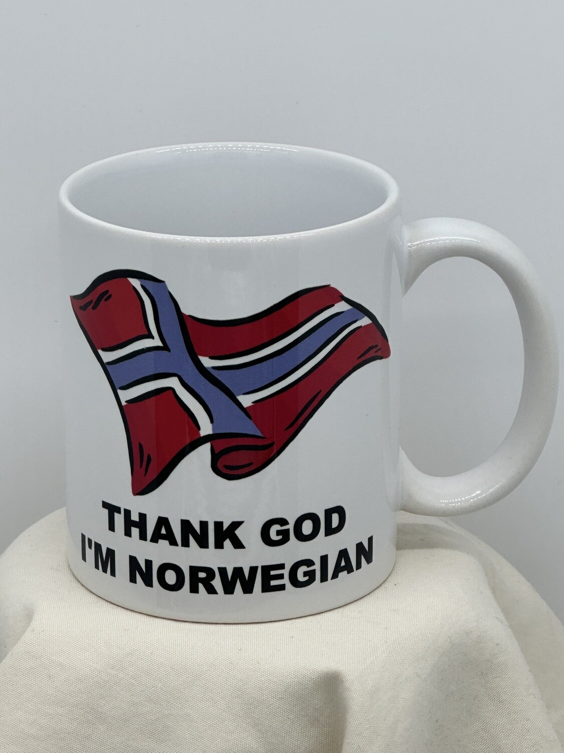 Coffee Mug Thank God Norwegian