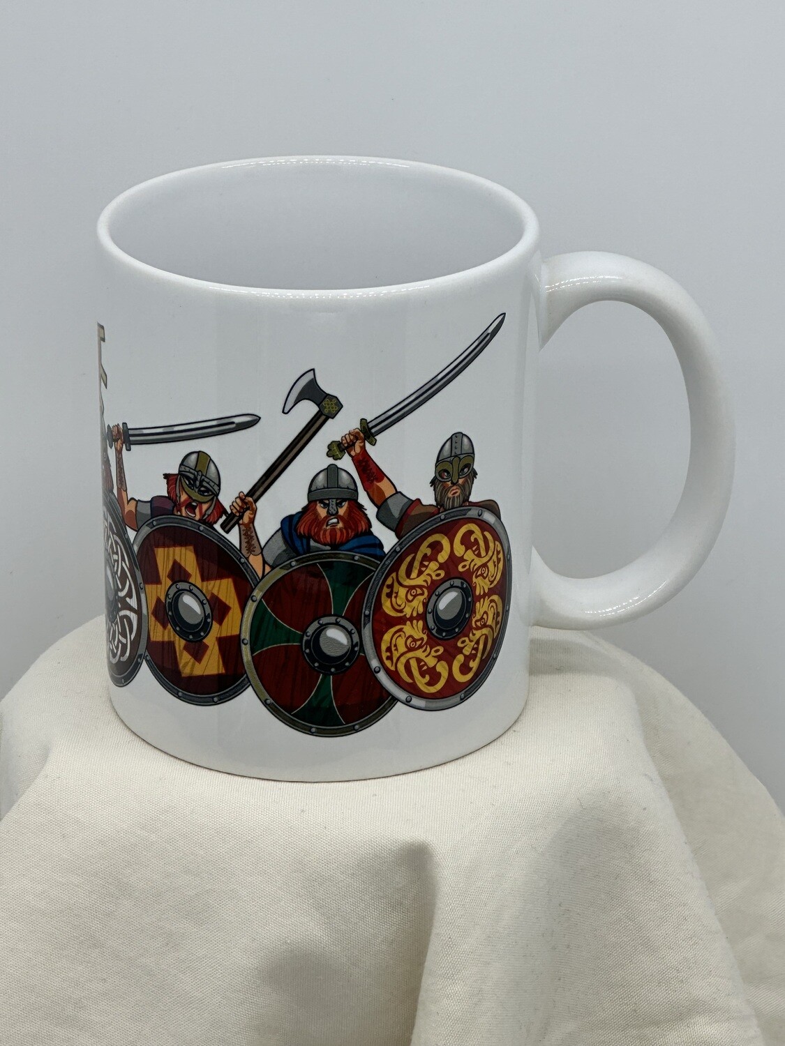 Coffee Mug Viking Shields Axes Swords