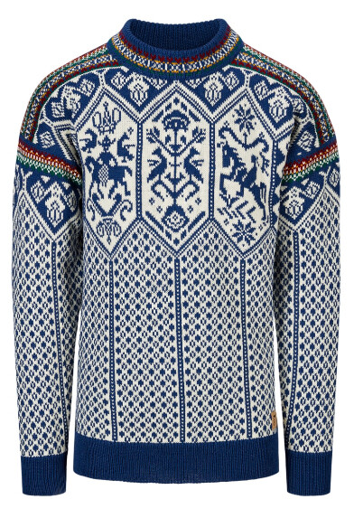 Dale Of Norway 1994 Masc Sweater XL Off White/ Blue/ Mustard