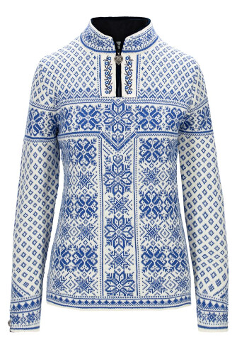 Peace Fem Sweater XL Off White/Ultramarine